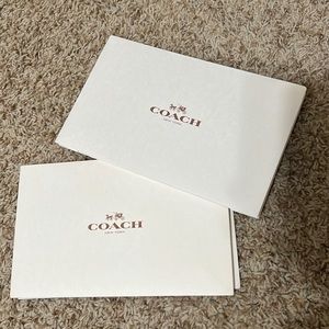 2 Coach gift box
